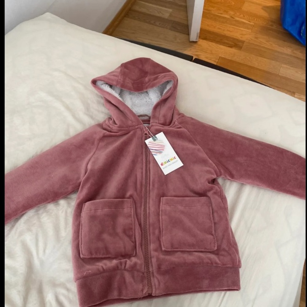 Toddler girls Sherpa sweater